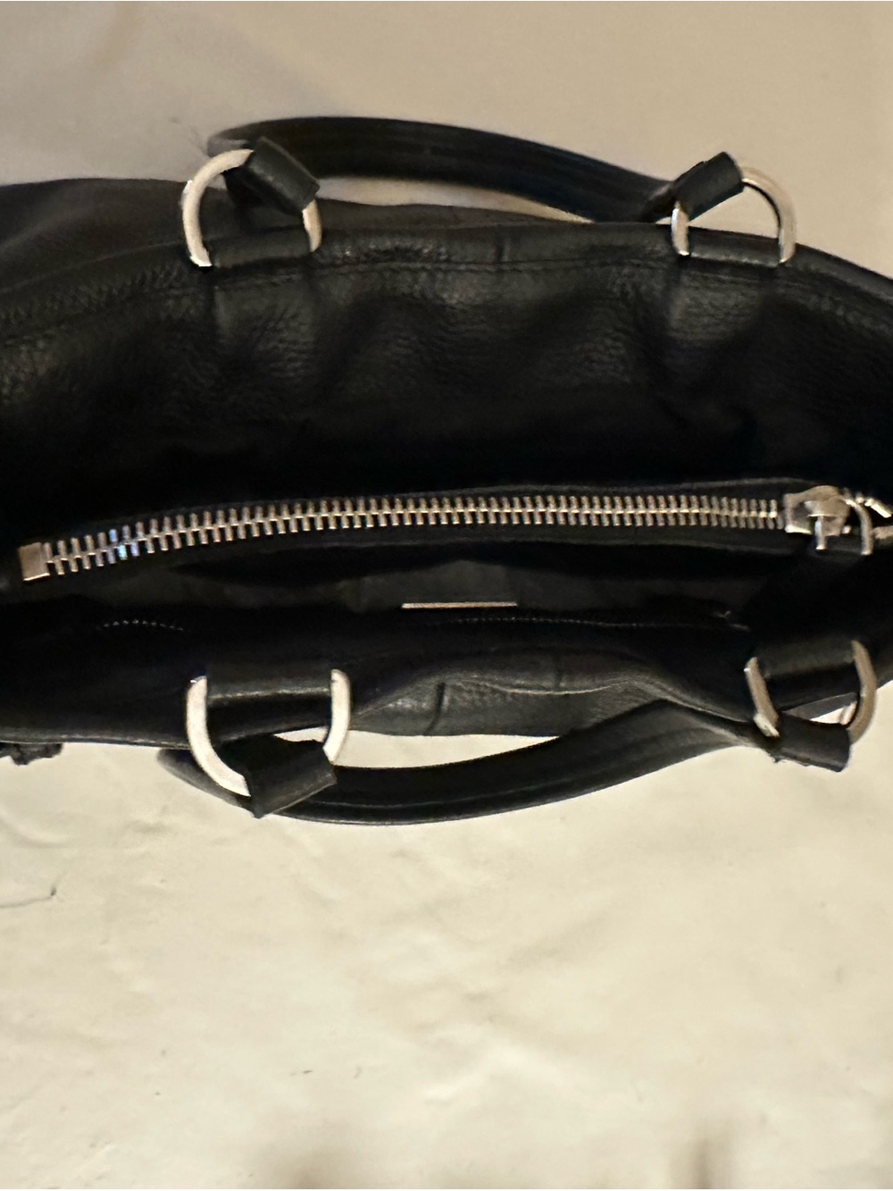 Prada Black Togo pebble Leather Tote/shoulder Bag - Classic Women's Handbag - Picture 4 of 11